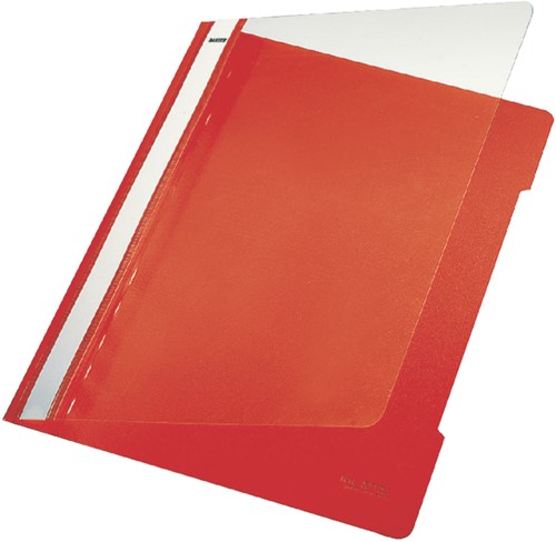 Snelhechter Leitz 4191 A4 PVC rood