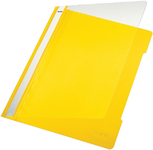 Snelhechter Leitz 4191 A4 PVC geel