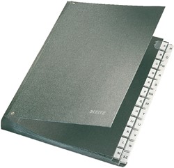 Bureaumap Leitz A-Z karton zwart