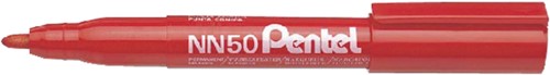 Viltstift Pentel NN50 rond rood 1.5-3mm