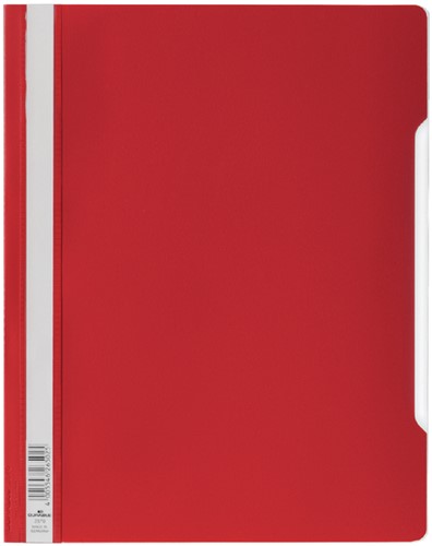 Snelhechter Durable 2570 A4 PVC rood