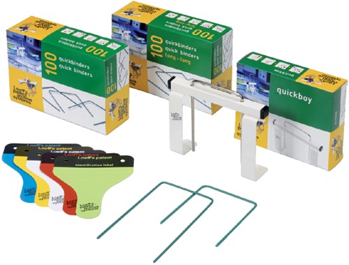 Bundelbeugel Loeff 1215 Quickbinder 100mm groen-2