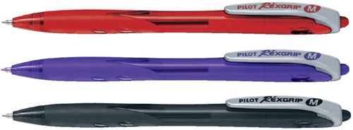 Balpen PILOT Begreen Rexgrip zwart 0,32mm-2