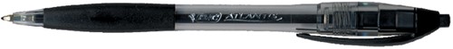 Balpen Bic Atlantis Classic zwart medium doos à 30+6 gratis-2
