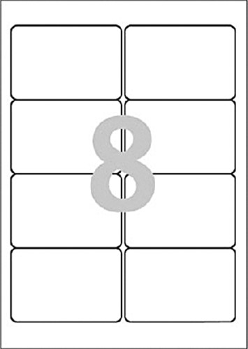 Etiket Avery L4745REV-25 96x63.5mm wit 200 stuks-2