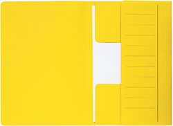 Dossiermap Jalema Mammoet folio 3 kleppen 270gr geel