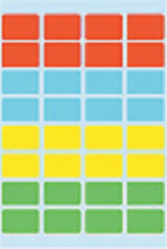 Etiket HERMA 3631 12x19mm assorti 160 stuks