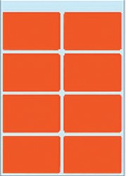 Etiket Herma 3692 26x40mm rood 40stuks