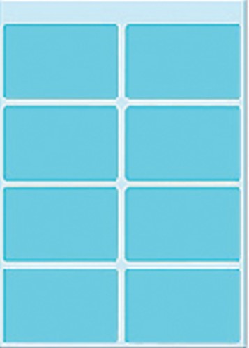 Etiket Herma 3693 25x40mm blauw 40stuks
