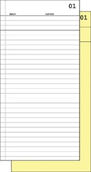 Commissieboekje Expres SI-30020 210x105mm 50x2vel