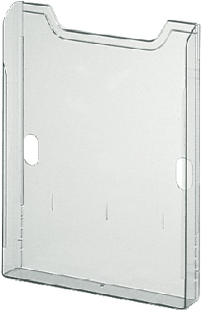 Eerste heet versieren Folderhouder Exacompta wand A4 1-vak staand helder transparant Meerkantoor