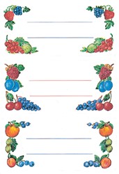 Etiket Herma keuken fruit