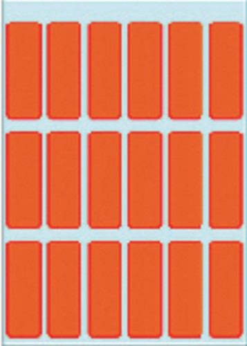 Etiket Herma 3652 12x34mm rood 90stuks