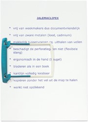 Bundelmechaniek JalemaClipex petrol 100 stuks