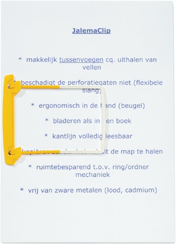 Bundelmechaniek JalemaClip dekplaatjes geel-3