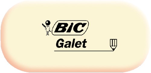 Gum Bic Galet zacht potlood wit