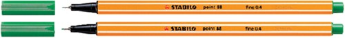 Fineliner STABILO pointt 88/36 smaragd groen