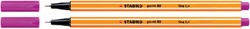 Fineliner STABILO point 88/56 roze rood