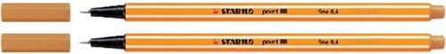 Fineliner STABILO point 88/26 fijn abrikoos