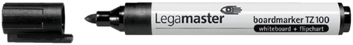 Viltstift Legamaster TZ100 whiteboard rond zwart 1.5-3mm 2st-2