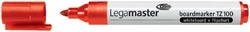 Viltstift Legamaster TZ100 whiteboard rond rood 1.5-3mm