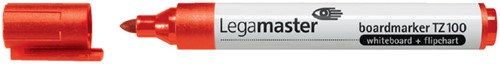 Viltstift Legamaster TZ100 whiteboard rond rood 1.5-3mm 2s-2