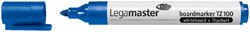 Viltstift Legamaster TZ100 whiteboard rond blauw 1.5-3mm