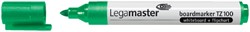 Viltstift Legamaster TZ100 whiteboard rond groen 1.5-3mm