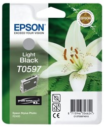 Inkcartridge Epson T0597 lichtzwart