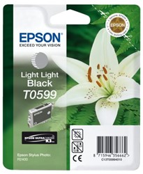 Inkcartridge Epson T0599 licht lichtzwart
