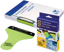 Archieflabel Loeff's karton groen