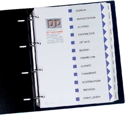 Registerblätter A4 11-Loch