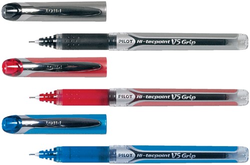 Rollerpen PILOT Hi-Tecpoint grip V5 0.3 rood-2