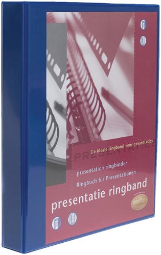 Presentatieringband Multo A4 23-rings O-mech 32mm blauw