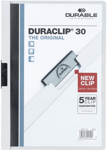 Klemmap Durable 2200 A4 3mm wit