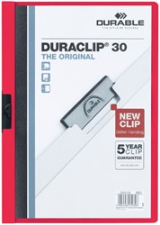 Klemmap Durable 2200 A4 3mm rood