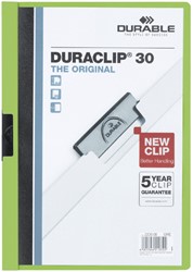 Klemmap Durable 2200 A4 3mm groen