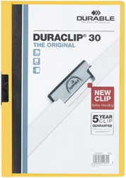 Klemmap Durable 2200 A4 3mm geel