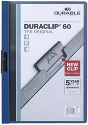 Klemmap Durable 2209 A4 6mm donkerblauw