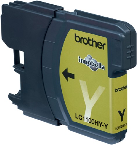 Inktcartridge Brother LC-1100HYY geel HC-2