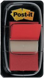 Indextabs 3M Post-it 680 25.4x43.2mm rood