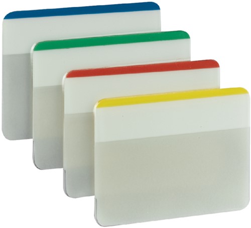 Indextabs 3M Post-it 686 strong recht 38x50.8mm 4 kleuren-2