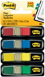 Indextabs 3M Post-it 6834 11,9x43,1mm assorti