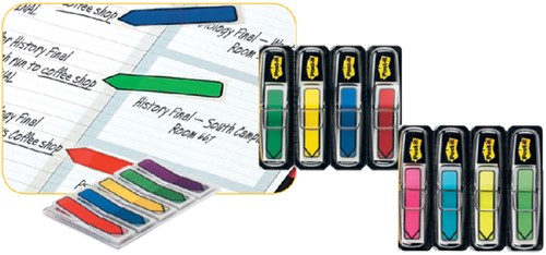 Indextabs 3M Post-it 684 pijl 11.9x43.1mm assorti-2