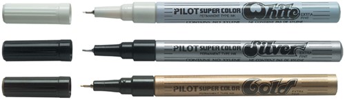 Fineliner PILOT Super zilver extra fijn 0.5mm-2