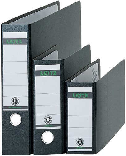 Ordner Leitz A5 77mm dwars karton zwart-2
