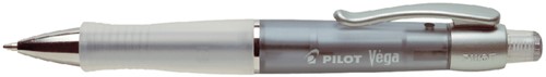 Balpen PILOT Vega transparant zwart 0.32mm