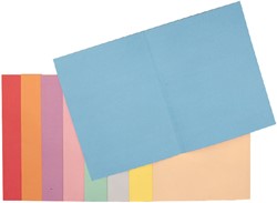 Inlegmap Esselte A4 met overslag 180gr geel