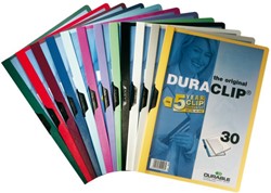Folders with clip mechanism