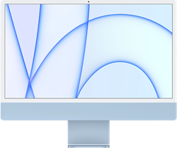 APPLE iMac 24" Blauw M1/256 GB/8 GB Num Keyboard